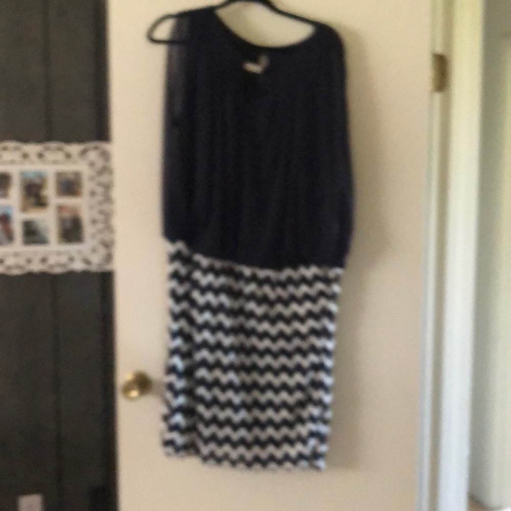 Chevron Evening dress
